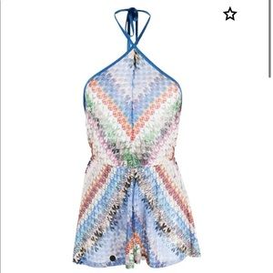 Missoni mare fine knit playsuit 40